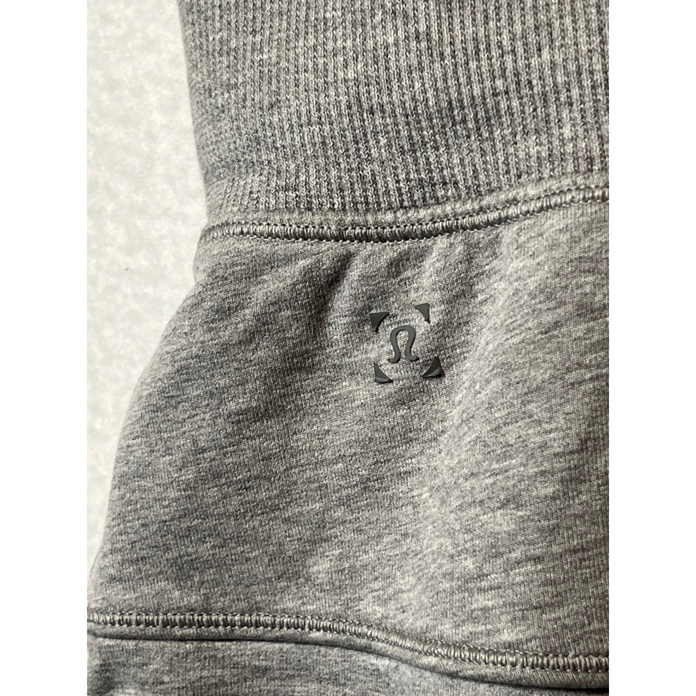 Lululemon Grey Jogger Sweatpants Size L Casual‎ Lounge Zip Pocket - Picture 7 of 12
